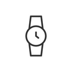 Canvas Print - Simple watch line icon.