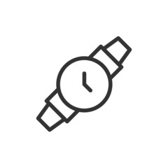 Aufkleber - Watch thin line icon.