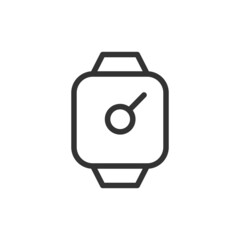 Aufkleber - Watch thin line icon.