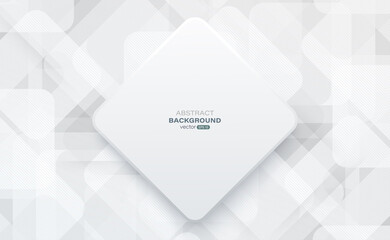 geometric gray abstract background. square shapes with lines stripe composition. vector illustration