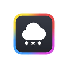 Poster - Snow - App Icon Button