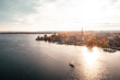Werder Havel in Brandenburg im Herbst Luftbild 