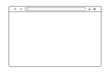 © ivon'ka - Outline browser frame. Web browser window. Transparent web page.