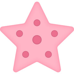 Poster - Starfish, animal icon. Simple color vector elements of vacation icons for ui and ux, website or mobile application on white background