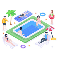 Sticker - Hotel Pool 