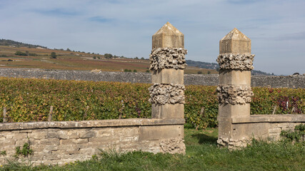 Sticker - Gateway to the walled vineyards of the Burgundy region