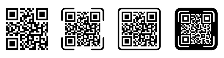 scan qr code icon. digital scanning qr code. qr code scan for smartphone. qr code for payment. scan 