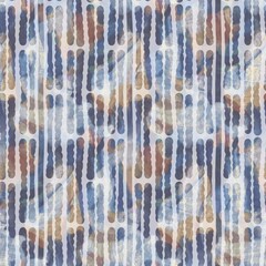 Wall Mural - Rustic french grey stripe printed fabric. Seamless european style soft furnishing textile pattern. Batik all over digital line print effect. Variegated blue decorative cloth. High quality raster jpg