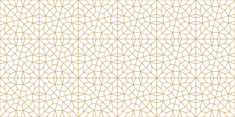 Seamless geometric pattern in authentic arabian style.