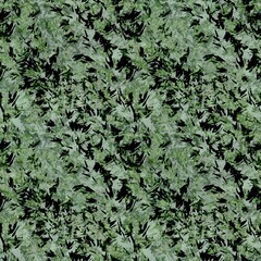 Wall Mural - Forest green jungle nature texture. Seamless foliage leaf 2 tone design background.