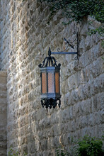 Old Lantern In The Wall