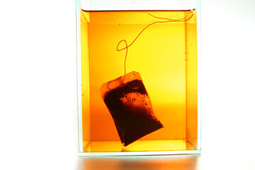 Poster - Steep tea bag in hot water