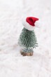 © gitusik - Christmas little trees and wool background