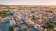 Amazing Panorama of Donnalucata at Dawn from above, Scicli, Ragusa, Sicily, Italy, Europe