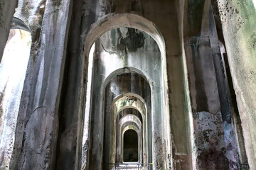 The Piscina Mirabilis One of the oldest Roman aqueducts existing today. Bacoli (Naples)