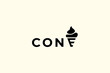 cone logo vector graphic for any business especially for food and beverage, cafe, shop, etc.