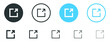 © icons gate - page open new window icon, External Link Icon symbol, open another tab icon button