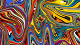 Fototapeta Młodzieżowe - High Resolution Colorful fluid painting with marbling texture, 3D Rendering.