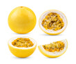 © supamas - Yellow passion fruit isolated on white