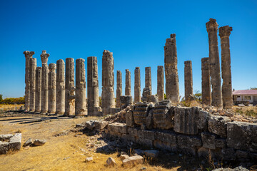 Wall Mural - The Temple of Zeus of Diokaesareia ( Uzuncaburc ) Ancient City in Mersin, Turkey