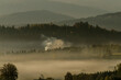Mgły nad Lutowiskami - Bieszczady 
