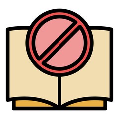 Poster - Driving rules icon. Outline driving rules vector icon color flat isolated