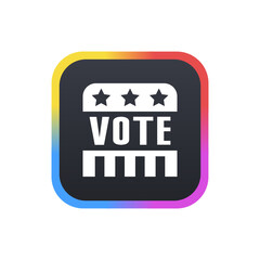 Wall Mural - Vote - Sticker