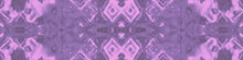 Traditional Tie Pattern. Purple Seamless Art.