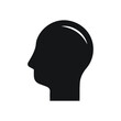 © sekinekhanim - human head icon . Human head profile