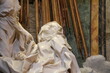 The Ecstasy of Saint Teresa of Avila Bernini Sculpture Detail at the Santa Maria della Vittoria Church in Rome, Italy