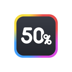 Poster - 50% - Sticker