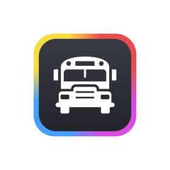 Canvas Print - Bus - Sticker