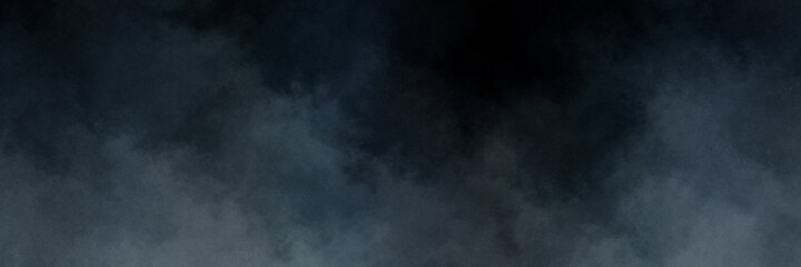 dark blue mist cracked horror background, antique paper texture design with foggy faint and splash g
