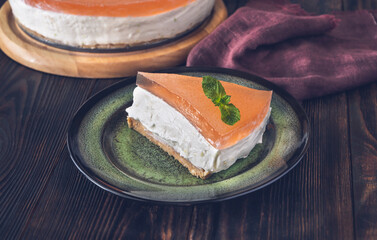 Wall Mural - Grapefruit Cheesecake