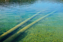 Image Of Underwater Transportation Pipelines