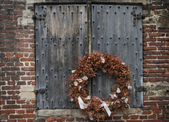 Poster - weathered historic window