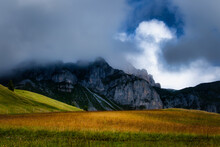 Black Clouds Over Mountain Landscape, Biel-Kinzig, Uri, Switzerland