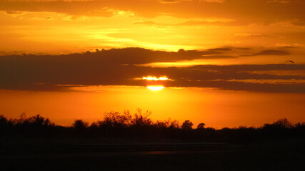 Amanecer en la ruta