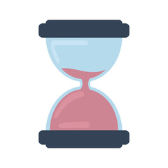 Poster - hourglass time icon