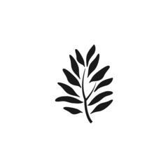 Canvas Print - leaf branch icon design template vector