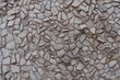 Macro of light gray gravel pebble dash