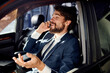 © SHOTPRIME STUDIO - businessmen Driving a car trip luxury lifestyle service