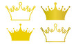 王冠シンプルアイコンランキング順位表示シンボルマーク飾りイラスト素材