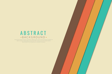 Wall Mural - abstract retro lines background. vector illustration.