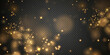 © Виктория Проскурина - Christmas background. Powder PNG. Magic shining gold dust. Fine, shiny dust bokeh particles fall off slightly. Fantastic shimmer effect.