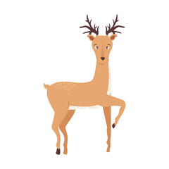 Sticker - cute reindeer antler