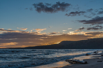 Poster - Sunset on Superior Lake