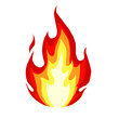 © Shangrilla Line - fire flames vector. Fire. hot flames illustration.