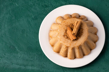 Canvas Print - Colombian dessert natilla traditionally served during Christmas