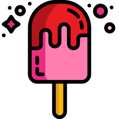 popsicle line icon